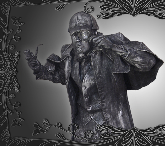 Sherlock Holmes Live Statue